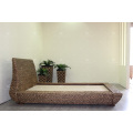 Lujo de agua natural Hyacinth Wicker Muebles Dormitorio Set